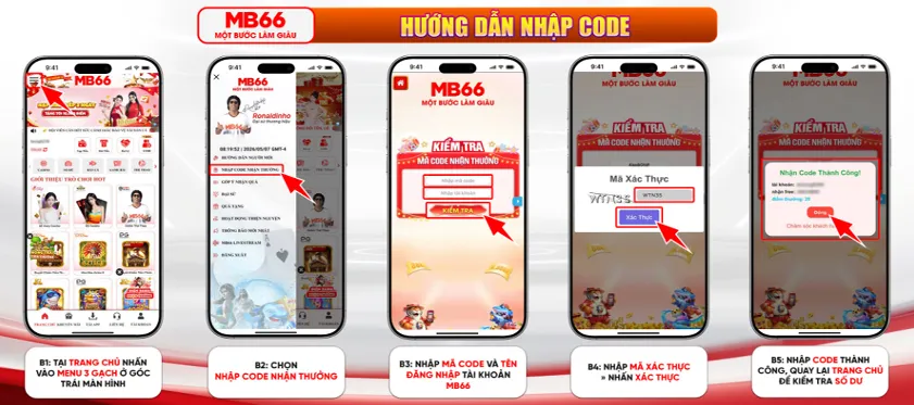 hướng dẫn tham gia ưu đãi mb66